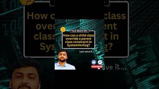 How Can a Child Class Override a Parent Class Constraint in SystemVerilog? #techshorts #shorts