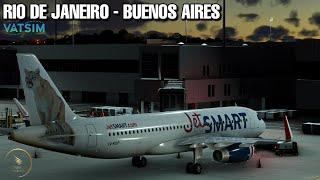 MSFS 2024 | JetSMART Fenix A320 SL | Rio de Janeiro - Buenos Aires | VATSIM Event