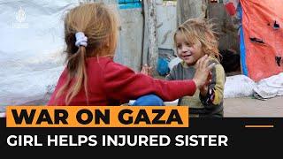 Al Jazeera locates young girl in Gaza seen carrying injured sister | Al Jazeera Newsfeed