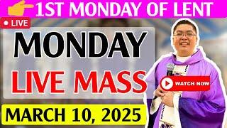 MONDAY FILIPINO LIVE MASS TODAY ONLINE II MARCH 10, 2025 II FR. JOWEL JOMARSUS GATUS