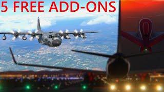 X-Plane 11 | Top 5 MUST-HAVE FREE ADD-ONS that YOU NEED right NOW!