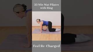 Class Teaser: Mat Pilates with Ring & Reformer At-Home for Posture  #matpilates #reformerpilates