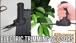 Electric trimming scissors