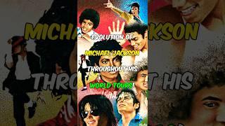 Michael Jackson’s World Tours Through the Years #shorts #michaeljackson #song #evolution #facts #pop