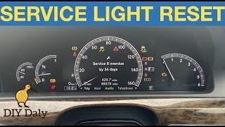 Mercedes S Class Service light reset W221