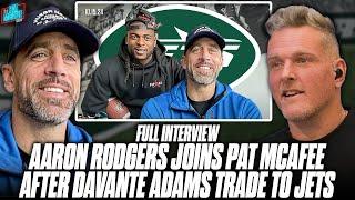 Aaron Rodgers Talks Davante Adams Trade To Jets, Coaching Adjustments & More | Aaron Rodgers Tuesday