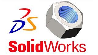 Solidworks.Урок 2 - Создание модели шестигранной гайка М36х4 по ГОСТ ISO 4032 2014