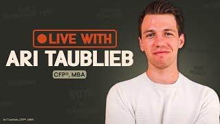 LIVE with Ari Taublieb, CFP®, MBA, Roth vs. Traditional 401(k), Pension Analysis, Insurance, etc!