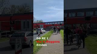 DB RE 1 mit nur 6 Waggons in Emden