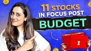 11 stocks in focus post budget