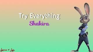 Try Everything|| Shakira|| Zootopia|| Easy Lyrics { Lyrics 4 Life }