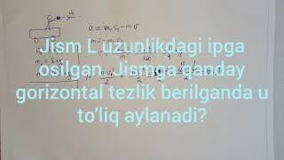 48-dars. Mexanik energiya: Potensial va kinetik energiyaga doir masalalar yechish.