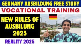 Ausbildung New Rules 2025 in Germany | Vocational Training | Free Ausbildung Reality | Big Changes