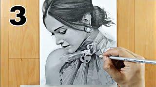 How I draw Deepika Padukone |  part- 3