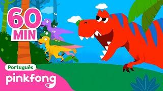 [TV] FOGE! É Dinossauro! | Veja pela TV | +Completo | Pinkfong, Bebê Tubarão! Canções para Crianças