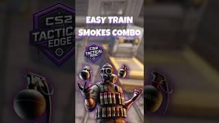 Easiest Smoke Combo You HAVE to Know on Train  | CS2 Utility Guide #CS2Tips #cs2smokes #cs2smoke