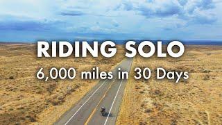 Riding Solo - 6,000 Mile Motorcycle Adventure in the USA Backcountry - Camping, Cooking, Relaxing