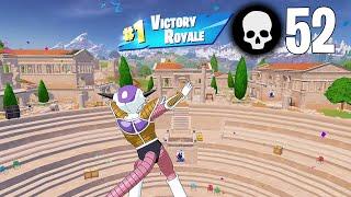 52 Elimination Solo vs Squads "Zero Build" Season Record (Fortnite Chapter 5 Gameplay Win)