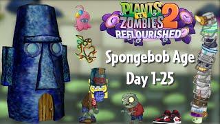 PvZ 2 Reflourished | All levels of Spongebob Age - Limited Thymed Event