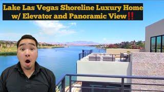 Lake Las Vegas Shoreline Luxury Home, Elevator, Panoramic View, Deck, 5BR/ 3.5BA/ 3,659sqft/ 1.2M+‼️