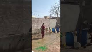 #devr bhabhi ki holi#enjoyment #masti #villagelife #shortvideo #viralvideo