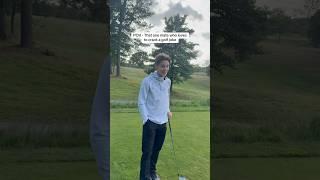 The last thing you want to hear after a bad shot is a joke… #golfgear #golfskill #golf #skit