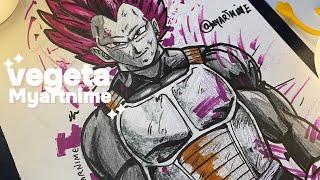 Como DIBUJAR a VEGETA ULTRA EGO | DRAGON BALL | ANIME | DIBUJO | HOW TO DRAW VEGETA | PASO A PASO