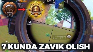 SOLODA ZAVAGA CHIQISH TAKTIKLARI / PUBG MOBILE RANK KO'TARISH