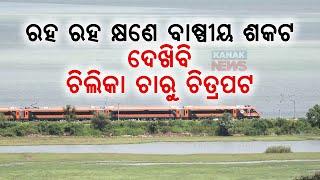 Watch: Brahmapur-Tata Vande Bharat express Passing At Chilika Lake On Its Trial Run