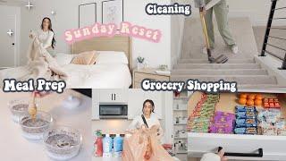 Sunday Reset Routine  Cleaning, Healthy grocery shopping & To do list