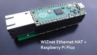 WIZnet Ethernet HAT + Raspberry Pi Pico