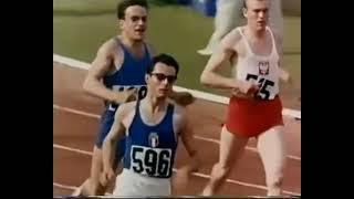 1960 Livio Berruti 200m battery, semifinal and final Rome Olympics, Livio Berruti legendary 200m.