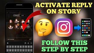 How To Turn On Reply On Instagram