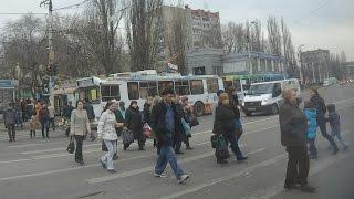 . Воронеж. Левый берег - Поездка на автобусе по городу