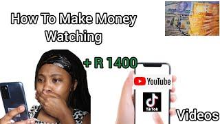 How To Make Money Watching YouTube & TikTok Videos| 2 Money Making Apps Using Your Phone|#itscebi