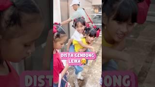 DISTA KUAT GENDONG LEIKA GEMES!!  #viralvidio