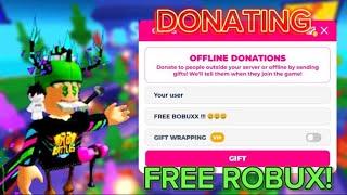  PLS DONATE LIVE  | FREE ROBUX,DONATING ROBUX TO FANS!!   (168k+ Donated!)