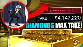 $4,147,220 Take In 1 Heist! With Ledge Grab Glitch! | The Diamond Casino Heist Silent And Sneaky
