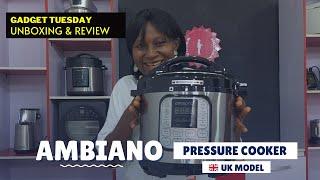 Ambiano Pressure Cooker UK Model Unboxing