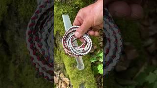 Survival Skills: Amazing Knife Lifehack with Paracord. #survival #lifehacks #camping