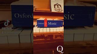 Oxford Music Dictionary, 800+ pages ‍️. #music #learn #dictionary #piano