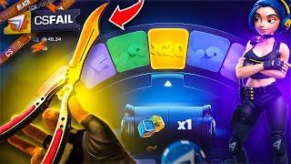 ı HIT 20X ON CSFAIL CRAZY WHEEL and HUGE PROFIT ON MINE MODE?! (CS.FAIL Promo Code 2024)