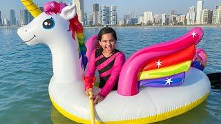 شفا و إجازة سعيدة في البحر !! Fun Day on Beach