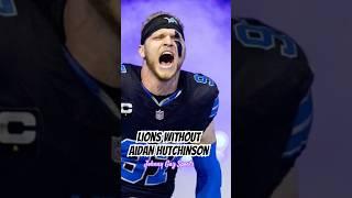 Lions without Aidan Hutchinson | Johnny Gaz Sports #detroitlions #nfl #aidanhutchinson