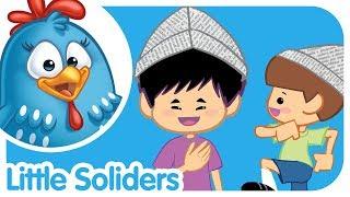 Little Soliders | Lottie Dottie Chicken UK | Nursery Rhymes For Kids