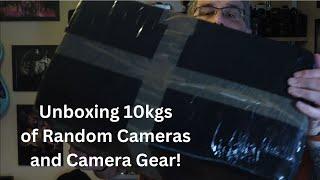 10 kilos of random Cameras & Camera Gear - Let's Unbox It!