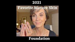 My New Favorite Foundation For Mature Skin For 2021| Foundation Over Sixty