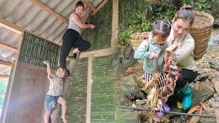 build and finish entire second floor room with bamboo