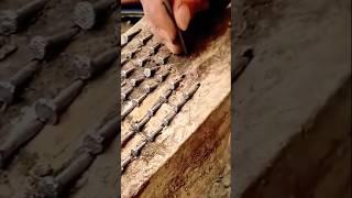 The process of making a simple vegetable grater