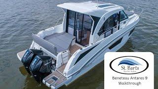 Beneteau Antares 9 Walkthrough with St. Barts